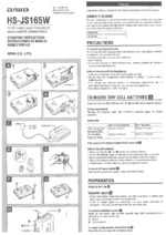 AIWA HSJS165W OEM Owners