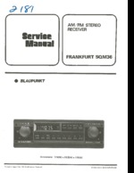 BLAUPUNKT FRANKFURT SQM36 OEM Service