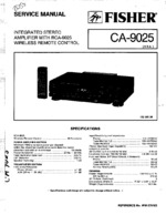 FISHER CA-9025 OEM Service