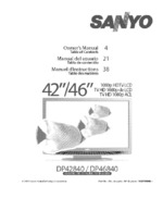 SANYO DP42840 OEM Owners