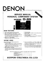 DENON D65 OEM Service