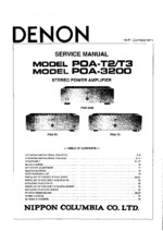 DENON POAT3 OEM Service