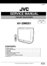 JVC AV-29M201 OEM Service