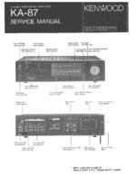 KENWOOD KA87 OEM Service