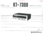 KENWOOD KT7300 OEM Owners