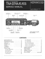 KENWOOD TM221E OEM Service