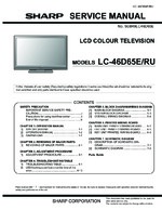 Sharp LC46D65RU OEM Service