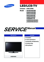 SAMSUNG UN40D5003BF OEM Service