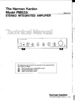 Harman Kardon PM635I OEM Service