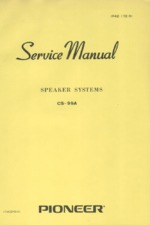 Pioneer CS-99A OEM Service