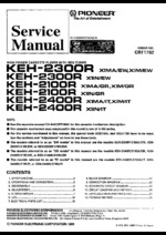 Pioneer KEH-2100R OEM Service