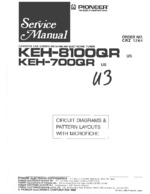 PIONEER KEH700QR Service Guide