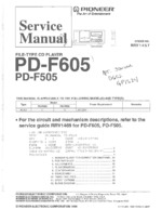 PIONEER PDF505 OEM Service