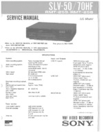 SONY SLV50 OEM Service