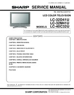 Sharp LC32D41U OEM Service