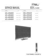 SONY KDL-32W4000 OEM Service