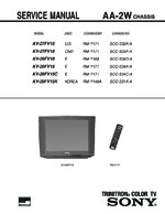 Sony KV27FV15 OEM Service