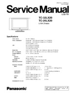 Panasonic TC32LX20 OEM Service