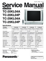 Panasonic TC29KL04P OEM Service