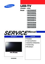 SAMSUNG UN46D6300SF OEM Service