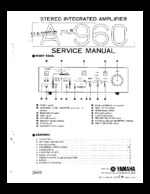 YAMAHA A960 OEM Service