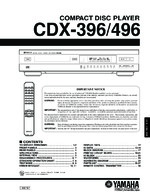 YAMAHA CDX396 OEM Service