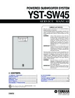 YAMAHA YSTSW45 OEM Service