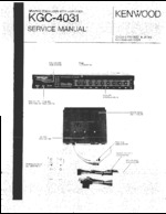 KENWOOD KGC4031 OEM Service