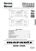 Marantz SR5200 OEM Service