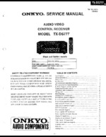 ONKYO TXDS777 OEM Service