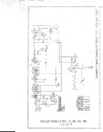 CROSLEY F5TWE Schematic Only